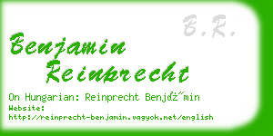 benjamin reinprecht business card